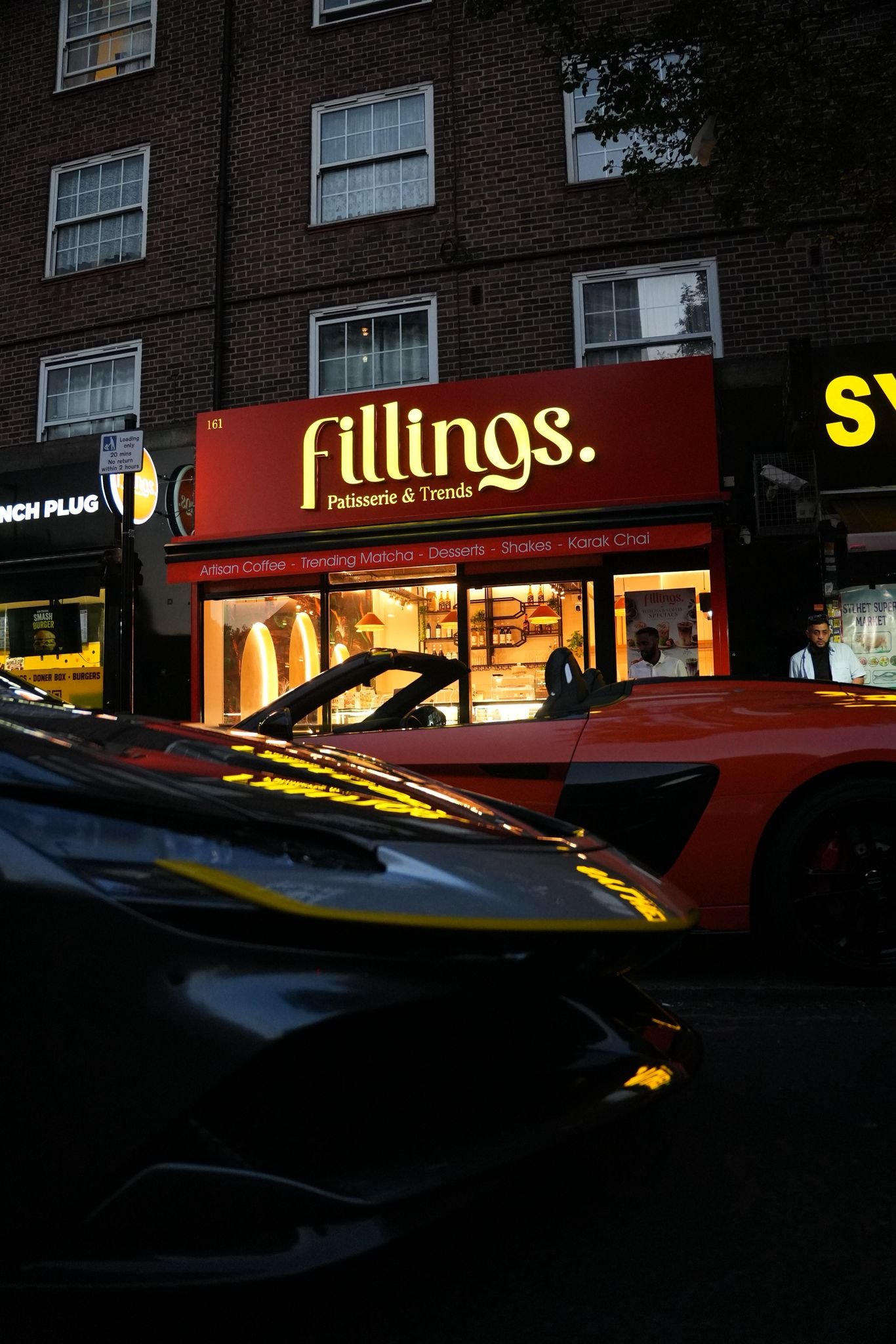 Fillings shopfront, Patisserie and Trends