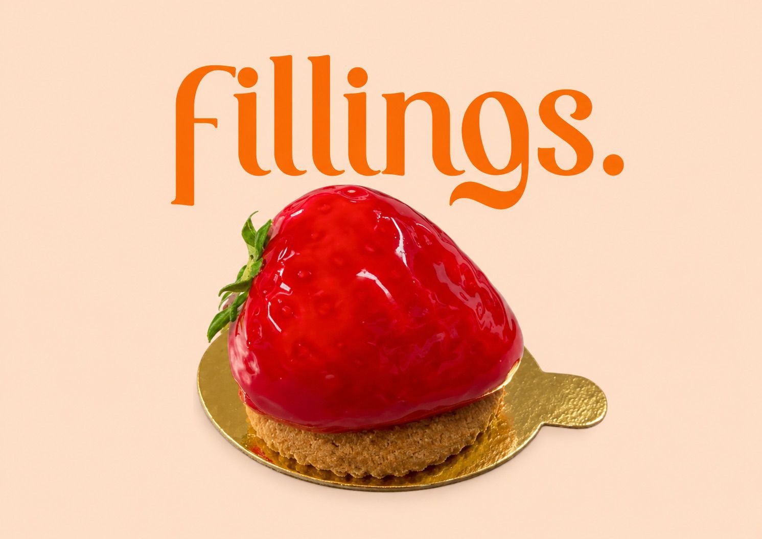 Fillings strawberry dessert